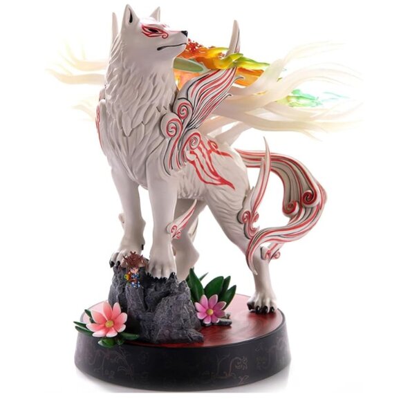 Okami: Shiranui 9" PVC Painted Statue (Standard Pose) - Picture 1 of 7